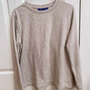 Apt. 9 Premier Flex Long Sleeve Tee T-Shirt beige cream medium